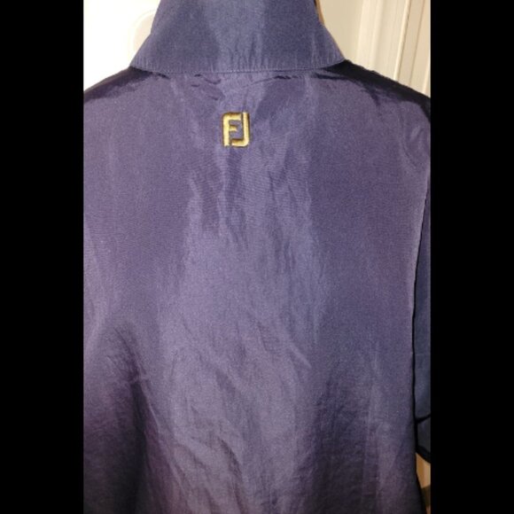 Footjoy Dryjoys Windbreaker Short Sleeve T-Shirt Jacket Size Medium - Picture 7 of 8